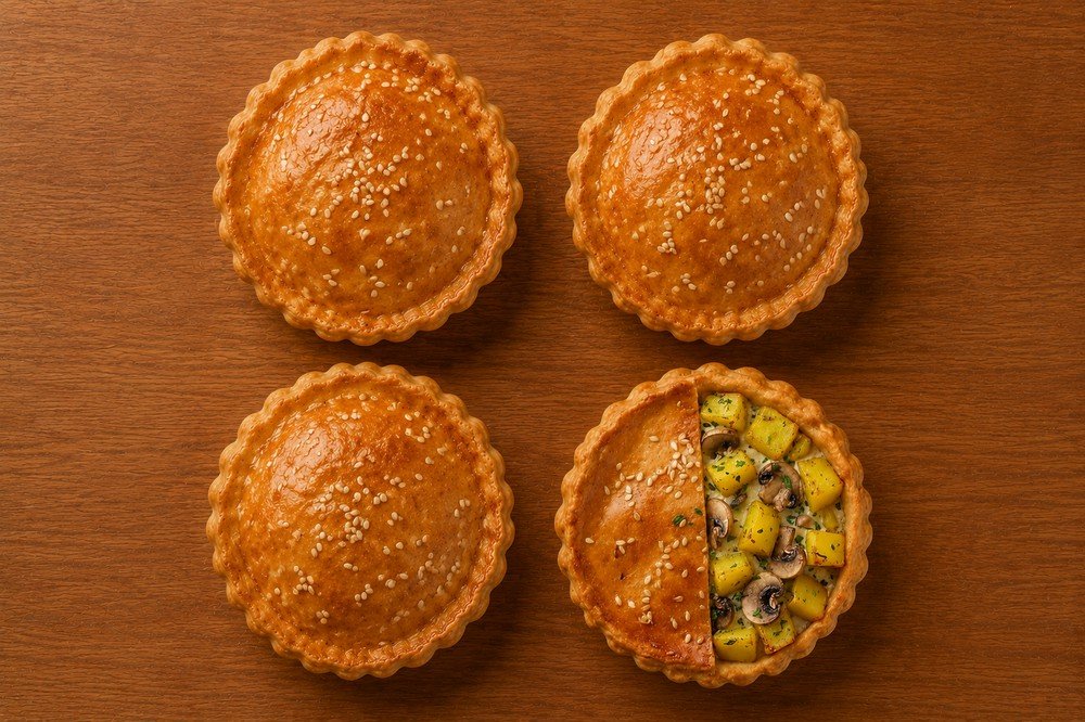 Картошка с грибами, 4 шт.