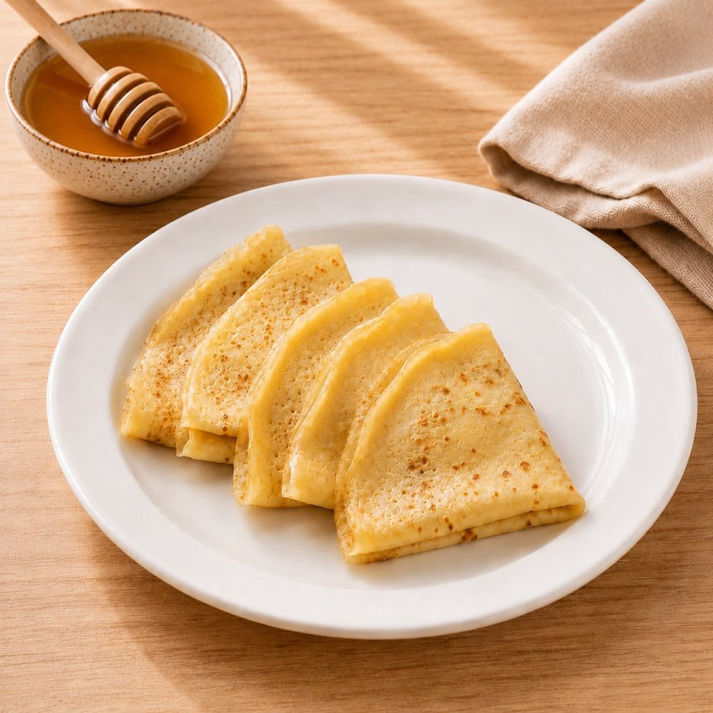 Классические блины с медом