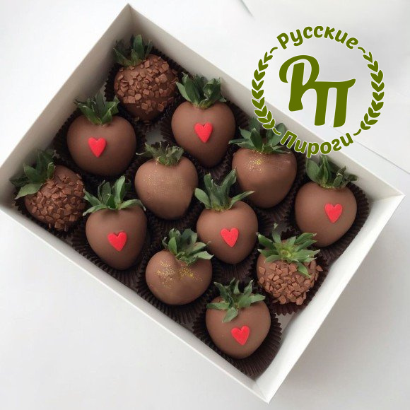 Клубника в шоколаде "Сердце"