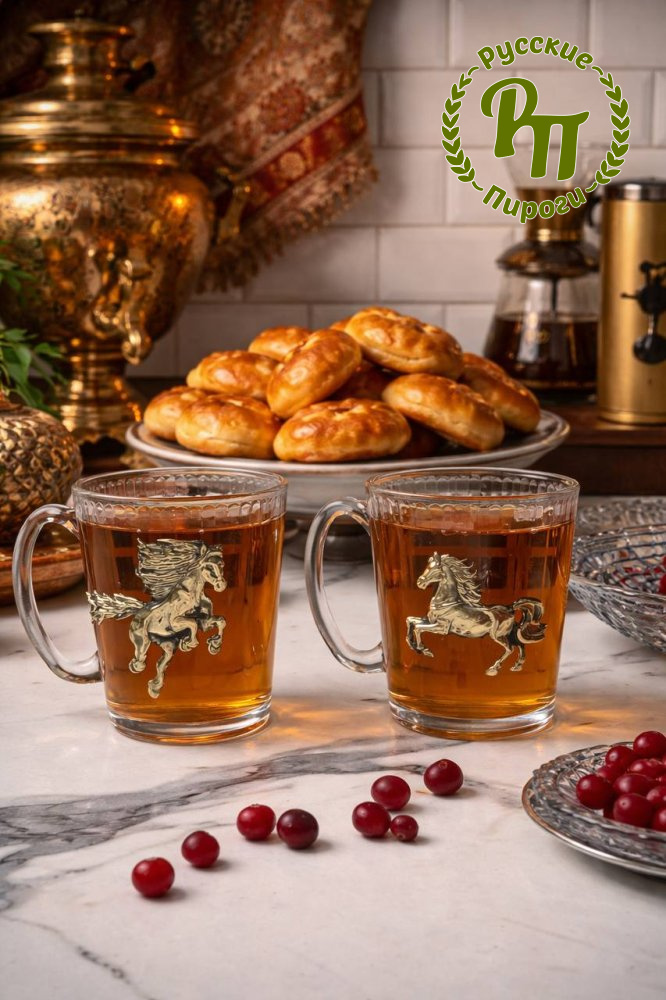 Купеческие кружки "Огненный Конь" 2 шт