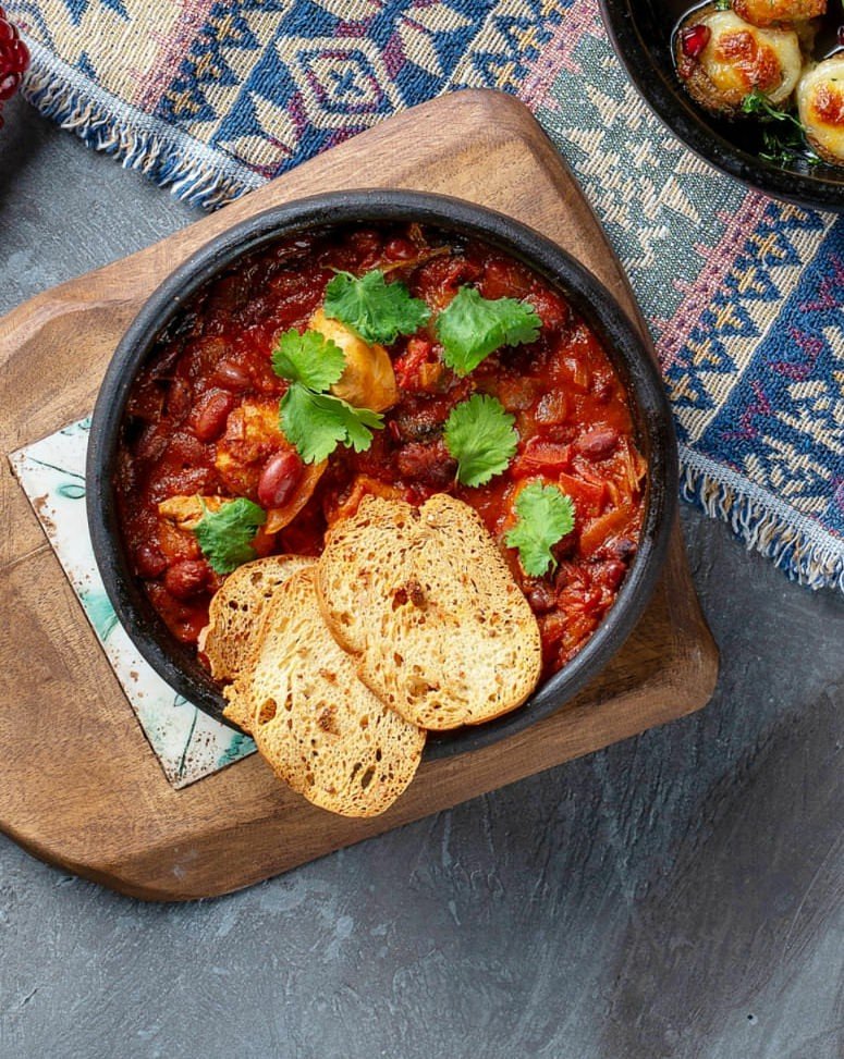 Лобио с куриным филе