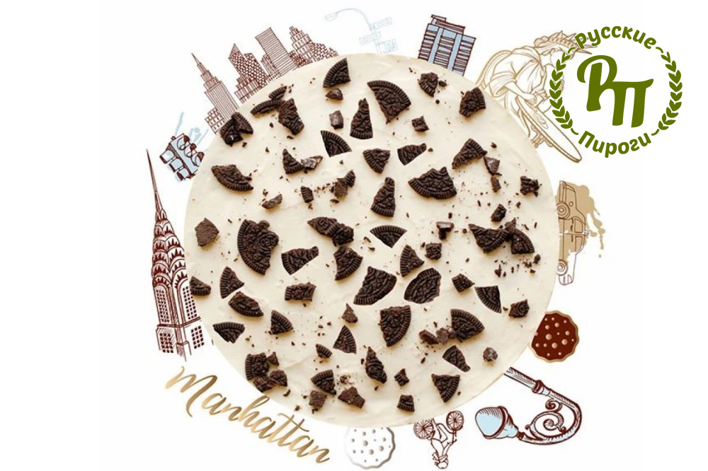 Манхэттенский чизкейк с печеньем Oreo