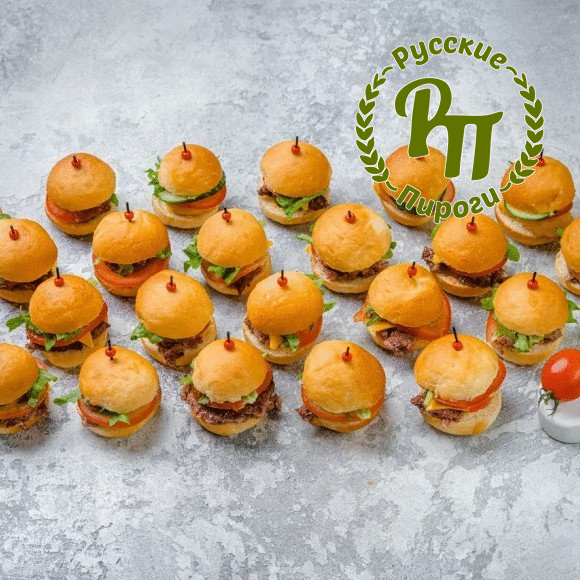 Микро-бургеры с говядиной 24 шт