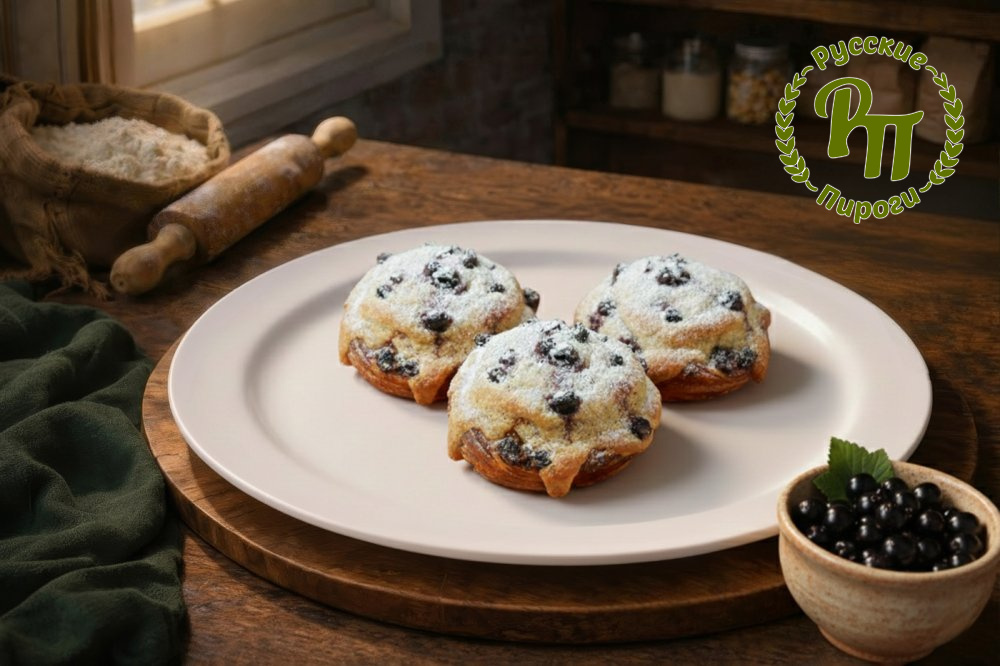 Миндальные улитки со смородиной 3 шт