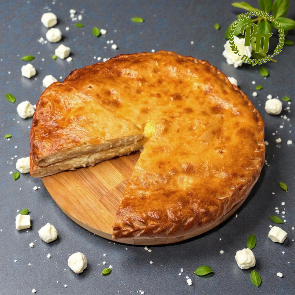 Мини-пирог с творогом