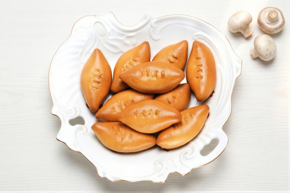 Мини-пирожки с грибами 10 шт