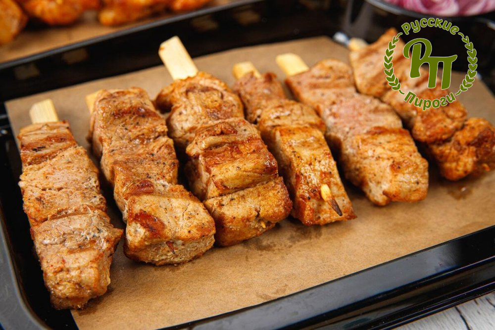 Мини шашлык из свинины в маринаде "Порто Миконос" 10 шт