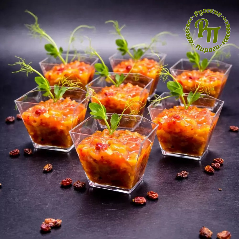 Мини трайфлы "Горбуша по-тайски"