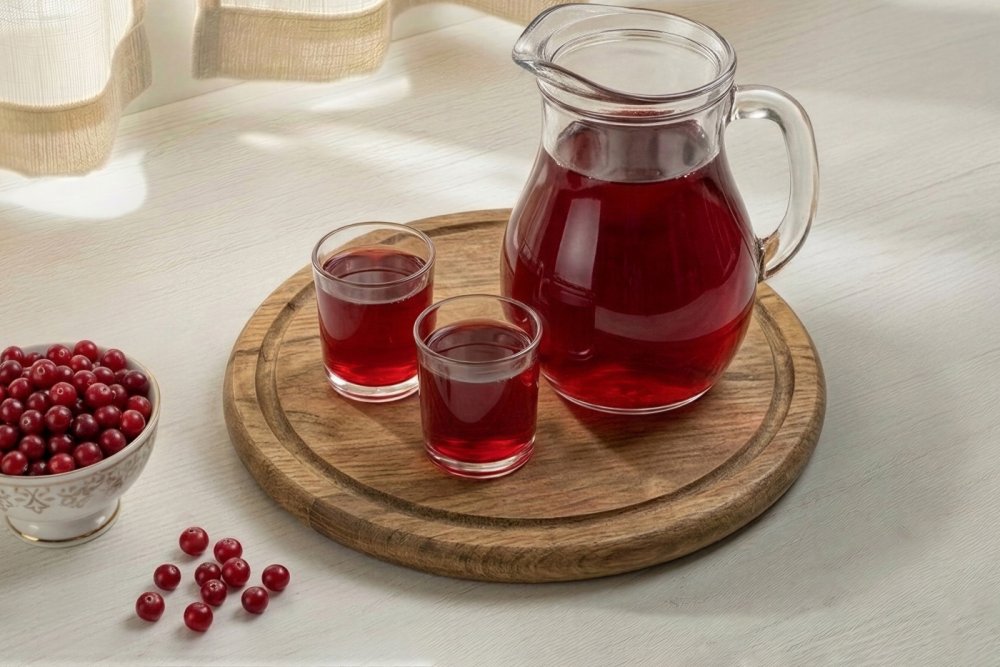 Морс из клюквы 