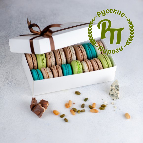 Набор макаронс "Орехово-сырный"