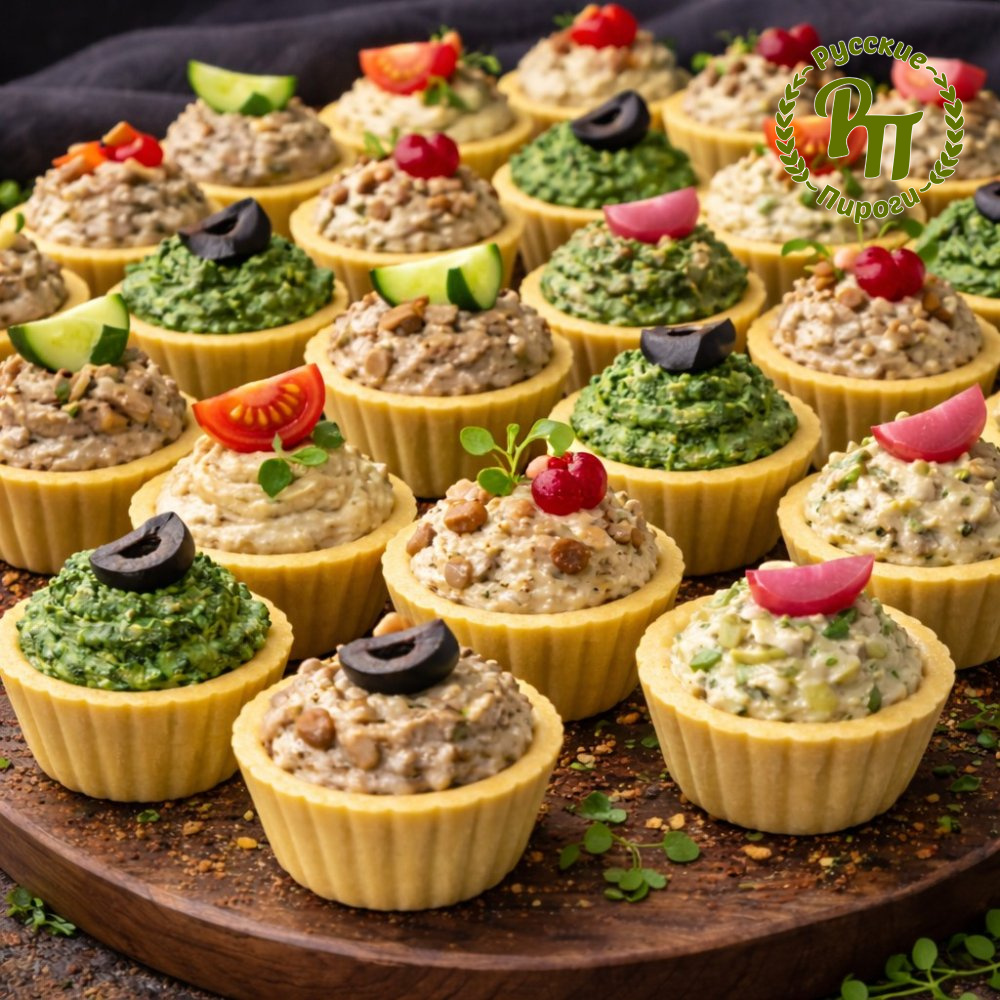 Набор "Тарты закусочные вегетарианские" 60 шт