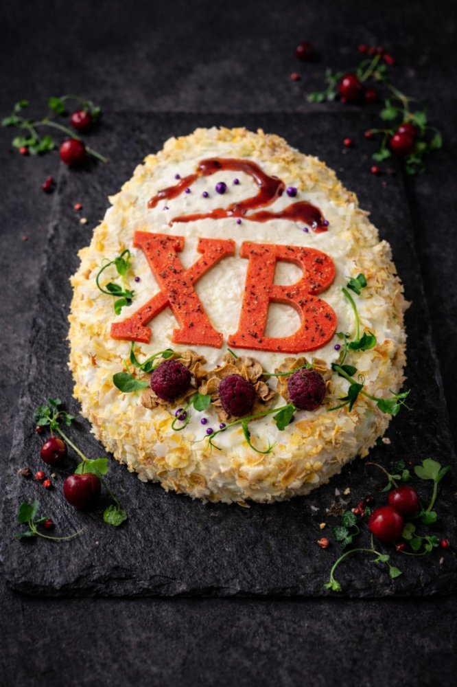 Наполеон Пасхальный "Печень с вишенкой"