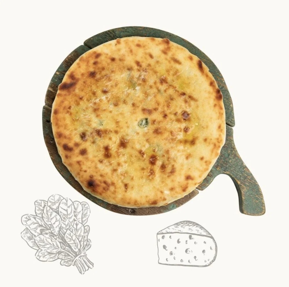 Осетинский пирог с черемшой