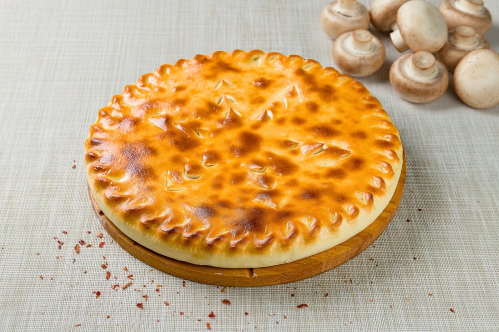 Осетинский пирог с грибами