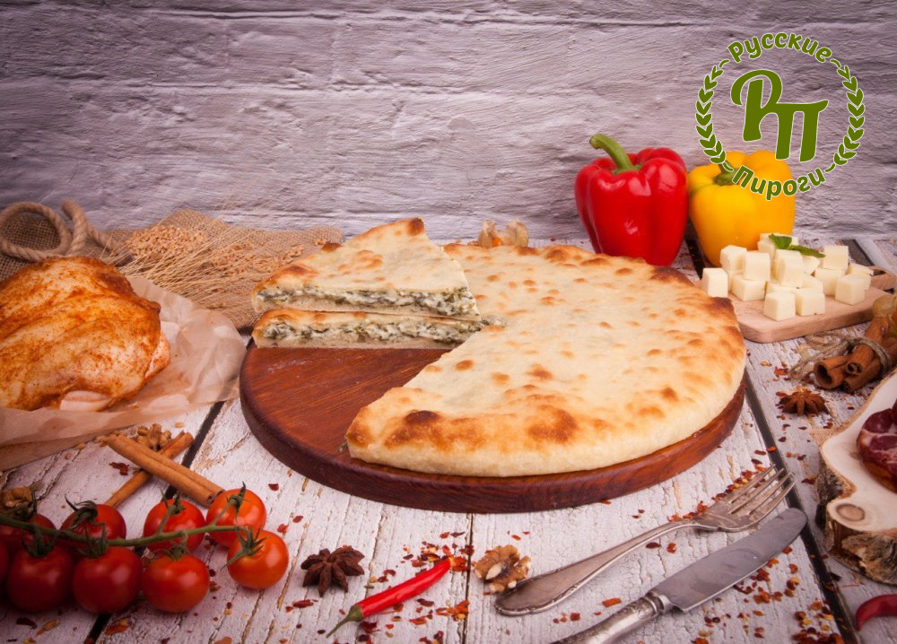 Постный осетинский пирог с кабачками