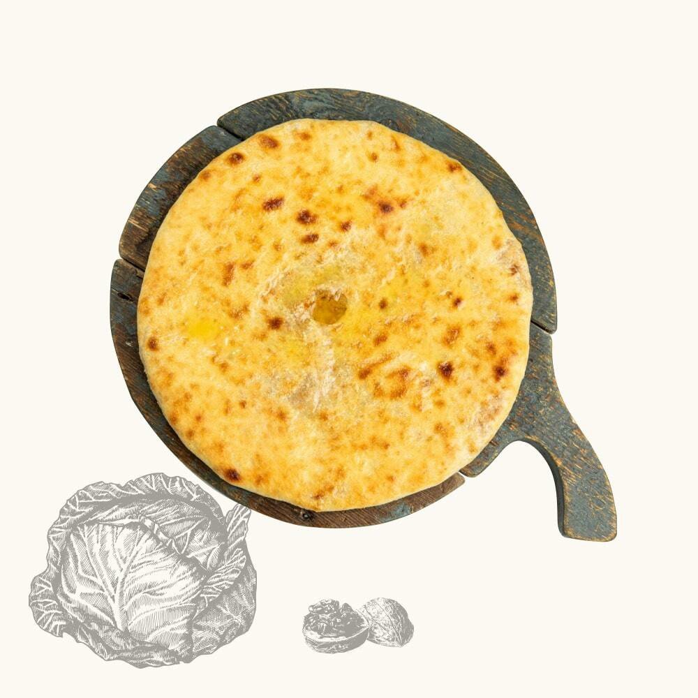 Осетинский пирог с капустой