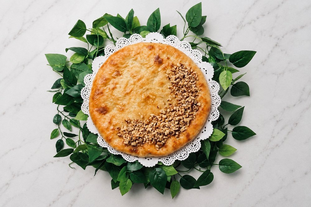 Осетинский пирог с капустой и орехами, 1 шт.