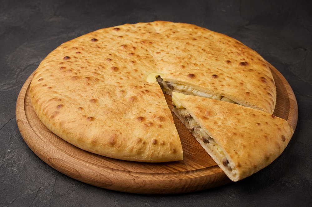 Осетинский пирог с картошкой и грибами