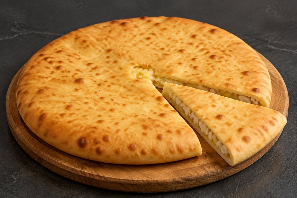 Осетинский пирог с курицей и картошкой