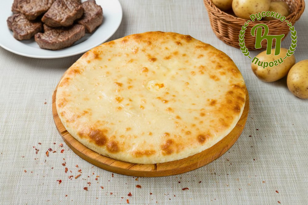 Осетинский пирог с мясом и картошкой