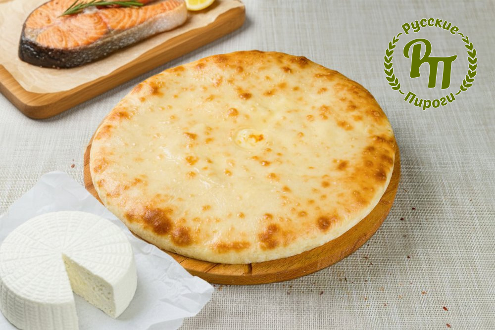 Осетинский пирог с семгой и сыром