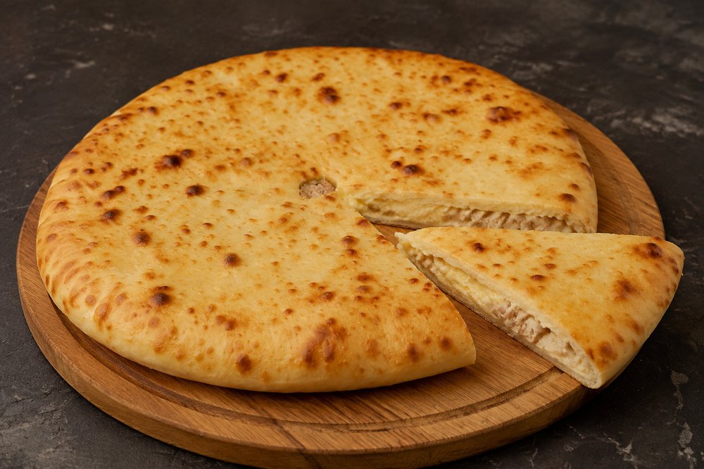 Осетинский пирог с сыром и курицей