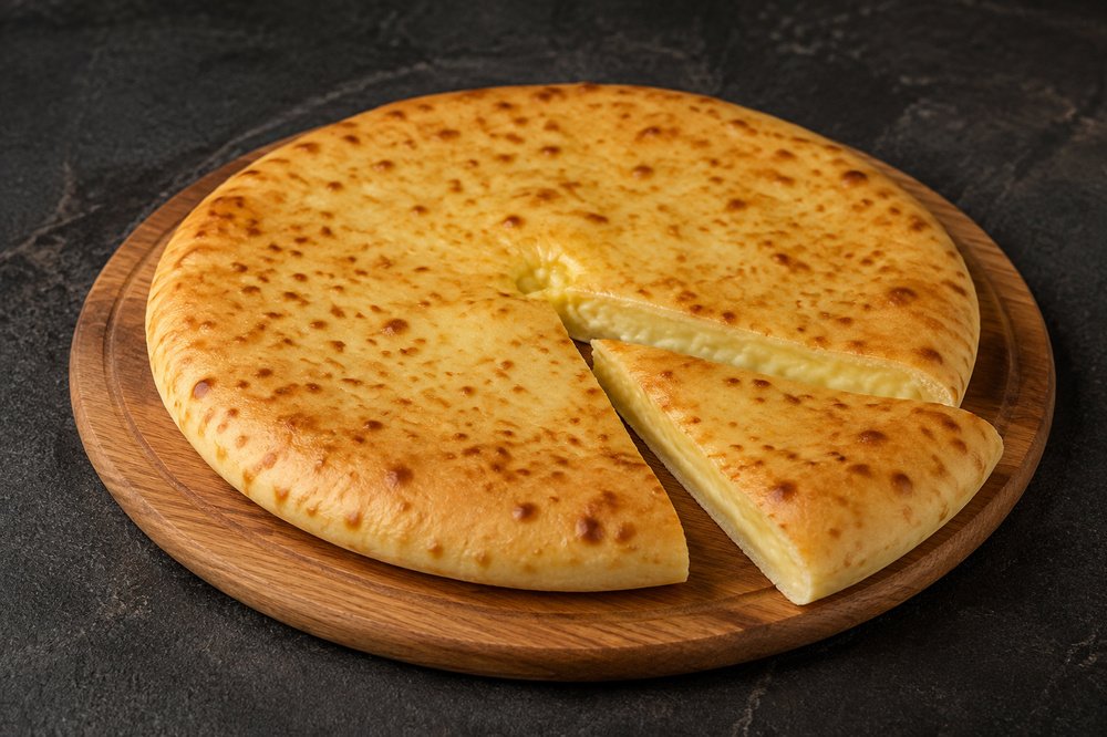 Осетинский пирог с сыром и моцареллой