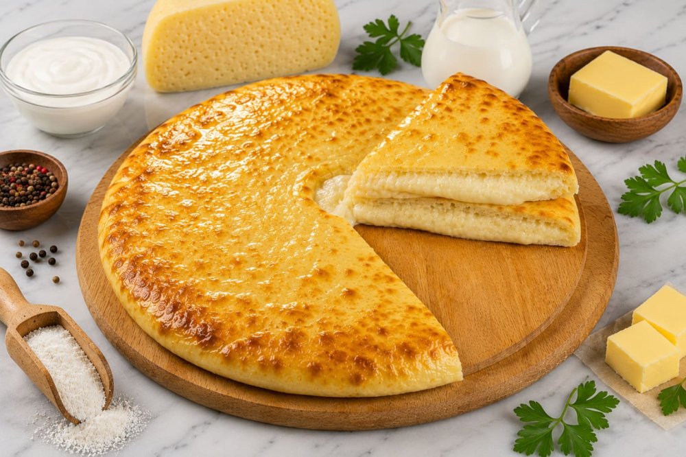 Осетинский пирог с сыром «Уалибах», 1 шт.