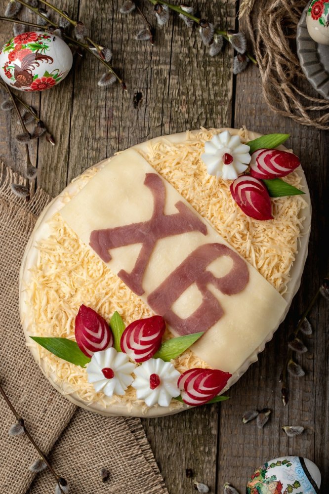 Пасхальный торт "Курочка в сливках"