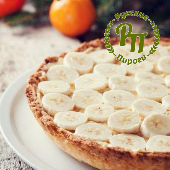 Песочный тарт с бананом