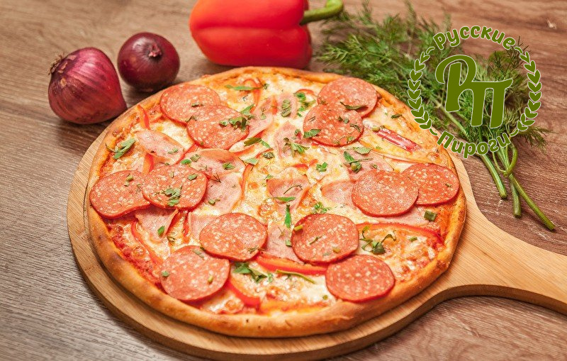 Пицца пепперони по-домашнему