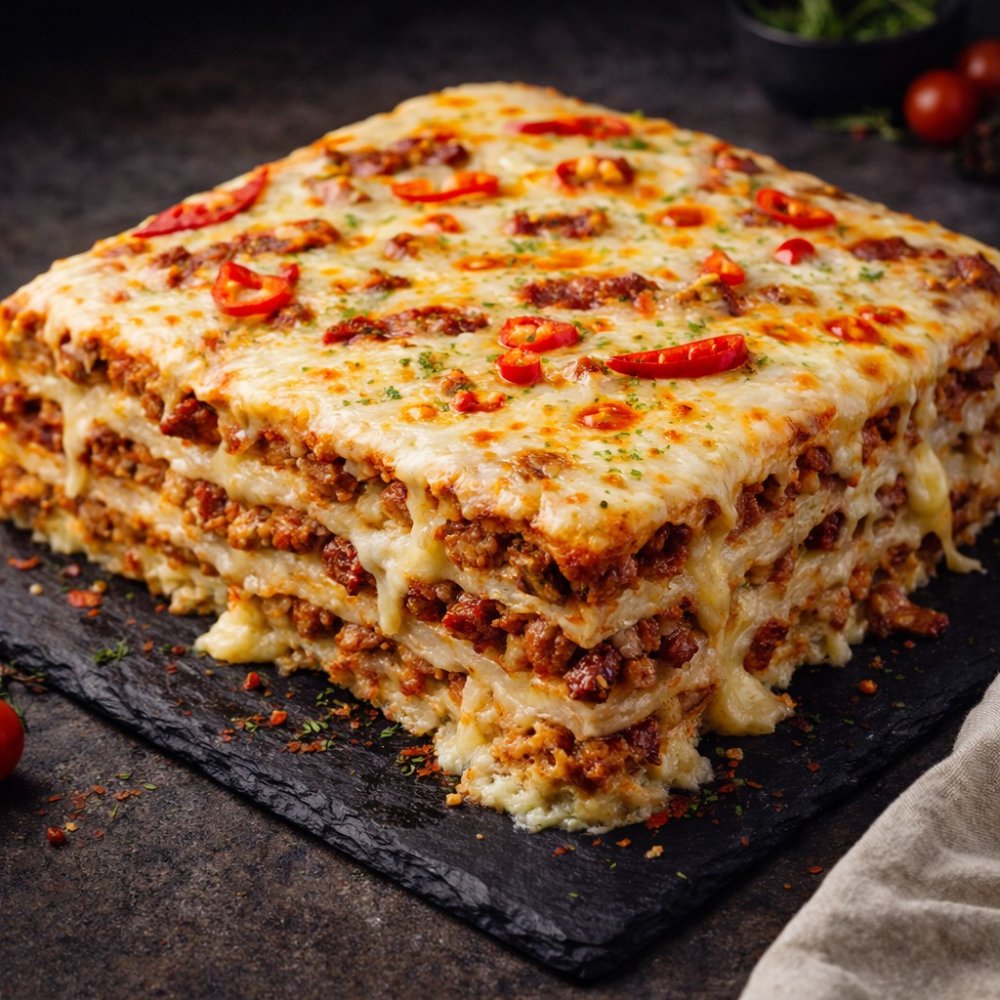 Пицца-пирог «Острый Испанский с лемонграссом»