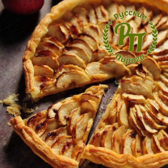 Пирог яблочный с курагой и лимоном