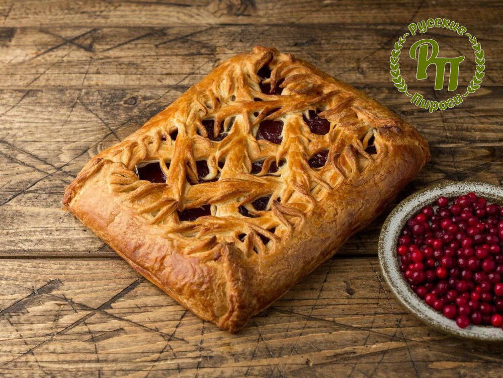 Пирог брусничный