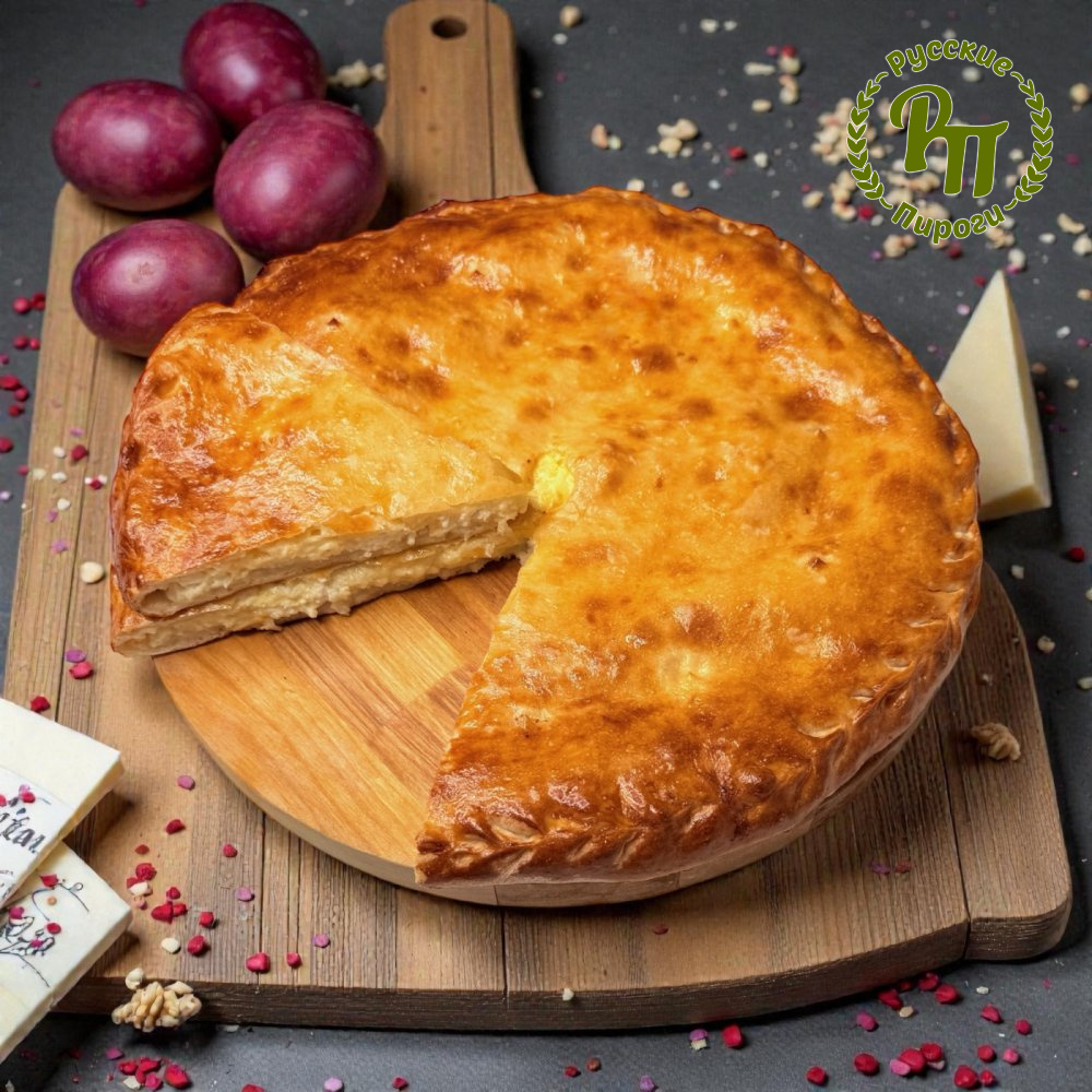 Пирог картофель с сыром