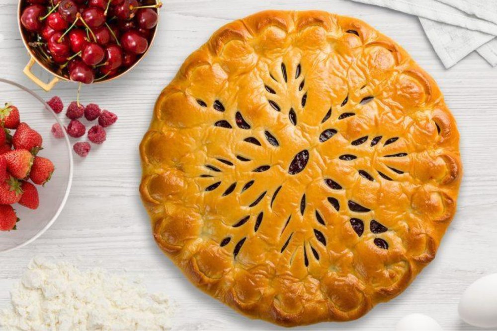 Пирог Клубничный