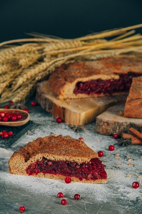 Пирог "Клюква"