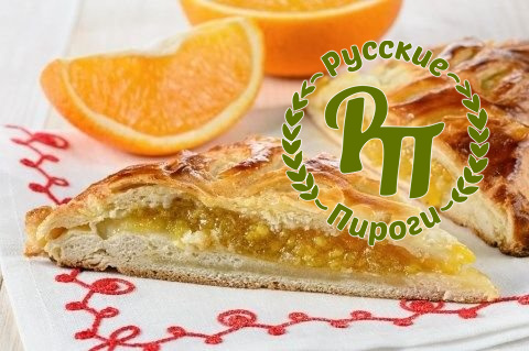 Пирог постный с апельсином