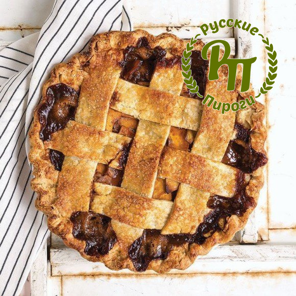 Пирог с яблоком в сливочной карамели