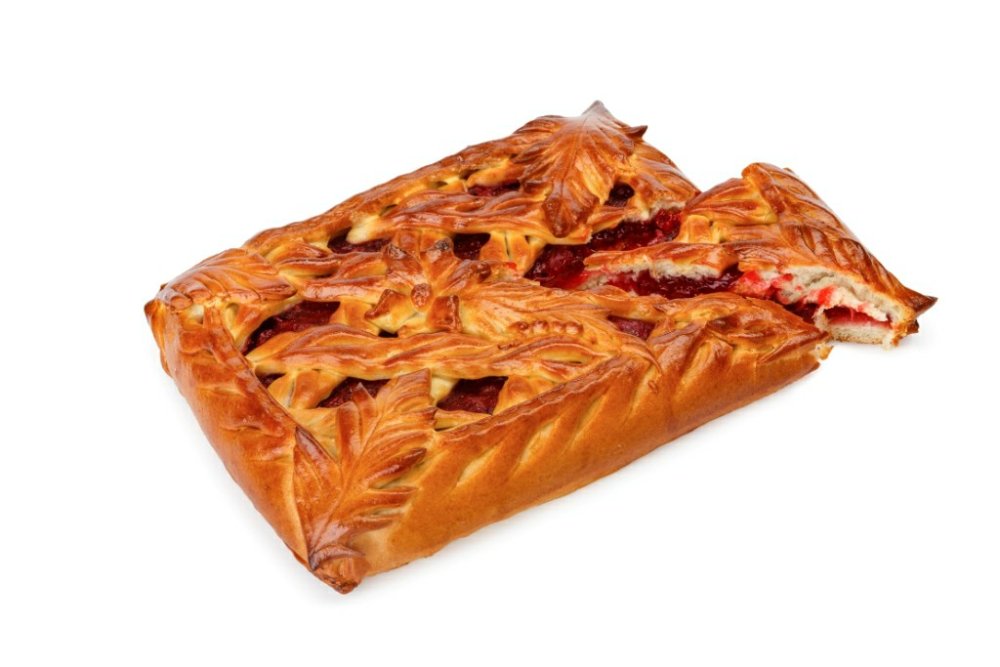 Пирог с брусникой