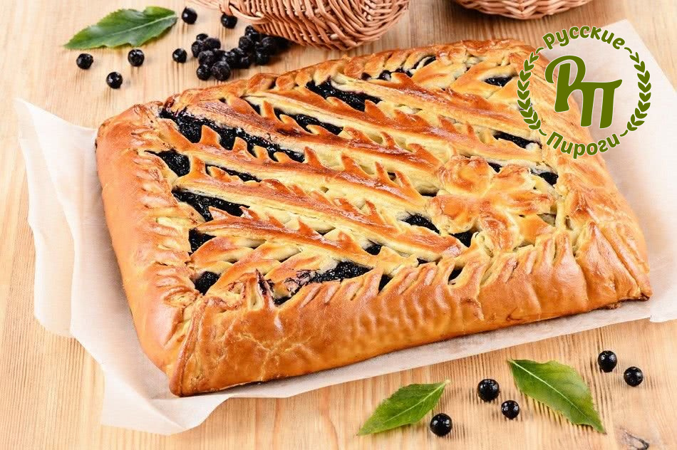 Пирог с черникой