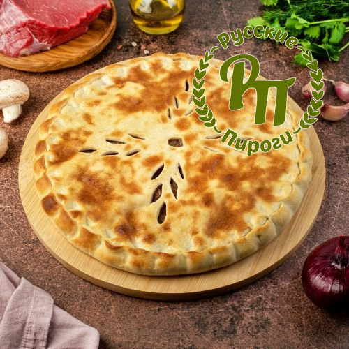 Пирог с говядиной и капустой