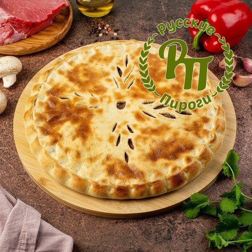 Пирог с говядиной, сыром и болгарским перцем