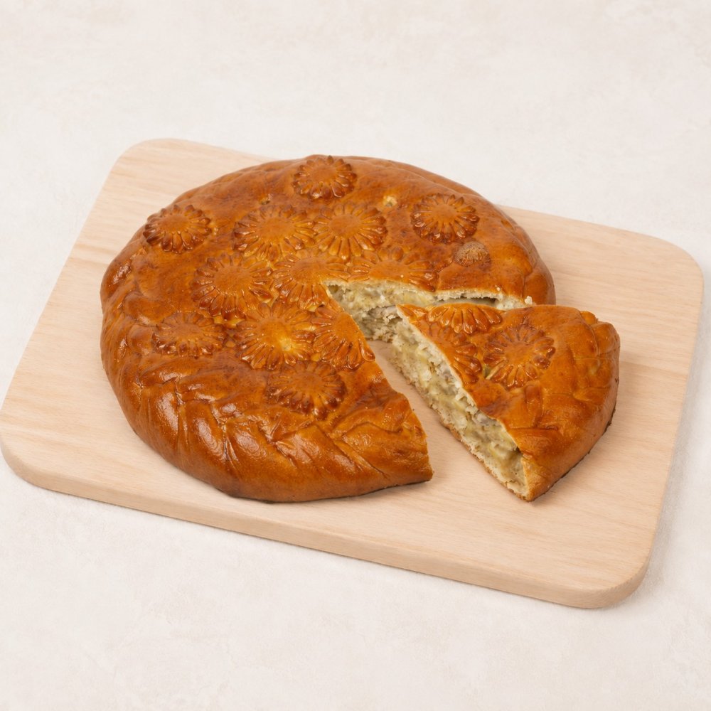 Пирог с картофелем и курицей, 1 шт.