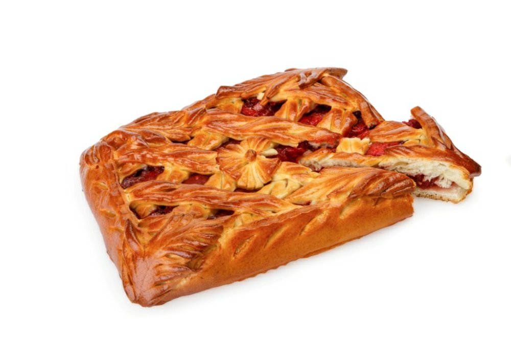 Пирог с клубникой