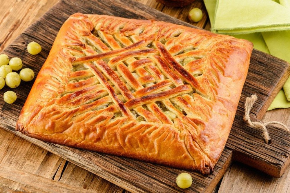 Пирог с крыжовником