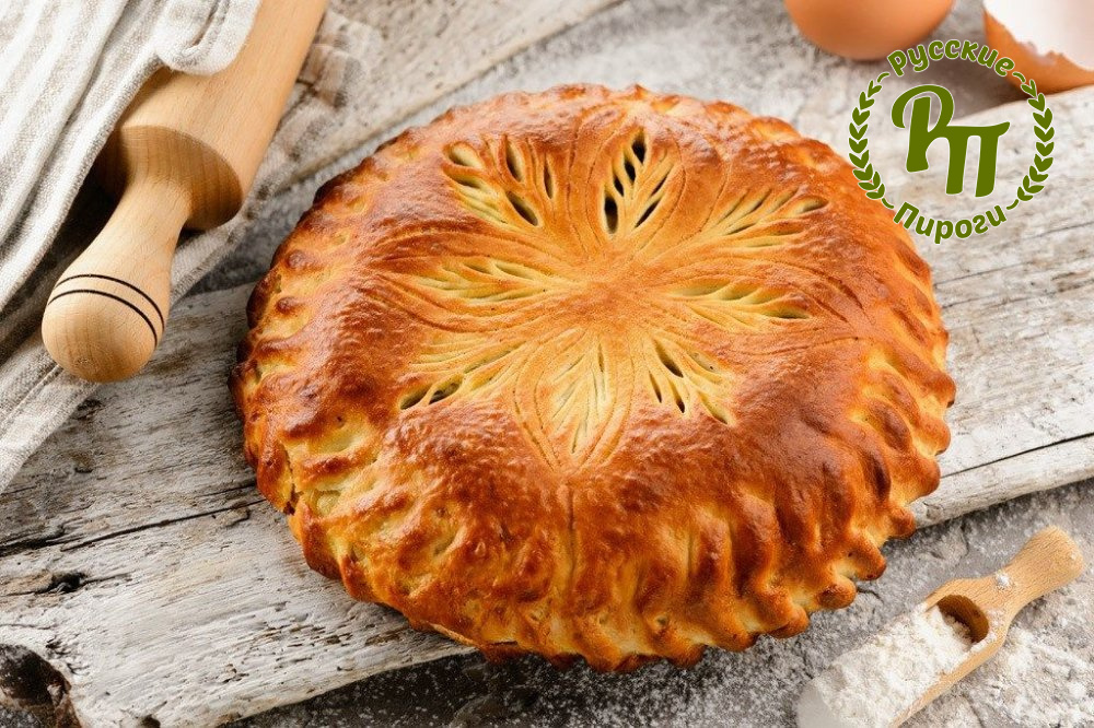 Пирог с курицей и картофелем