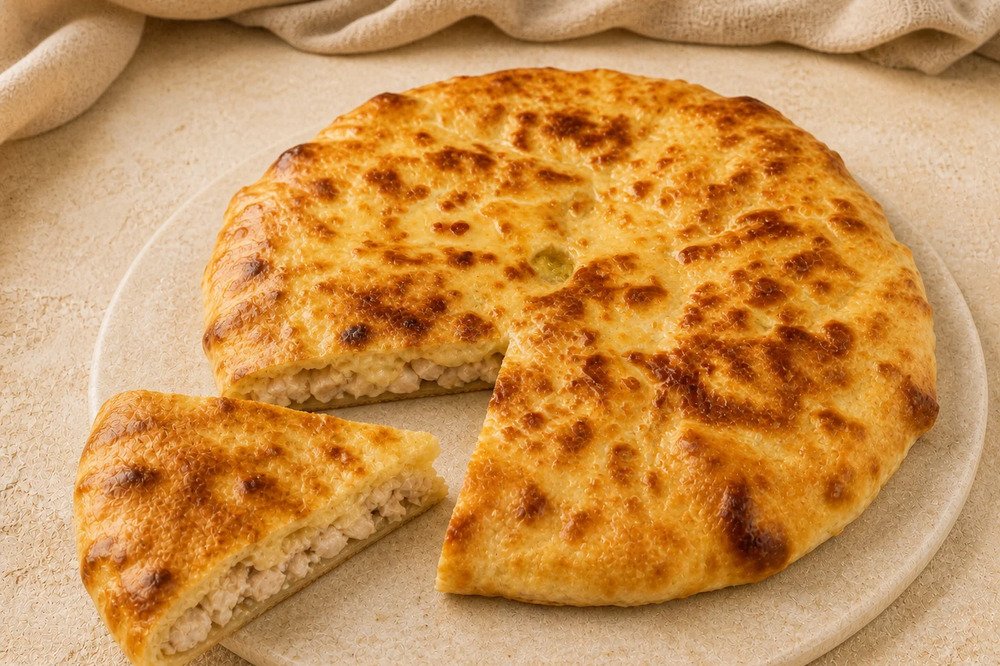 Пирог с курицей и сыром, 1 шт.
