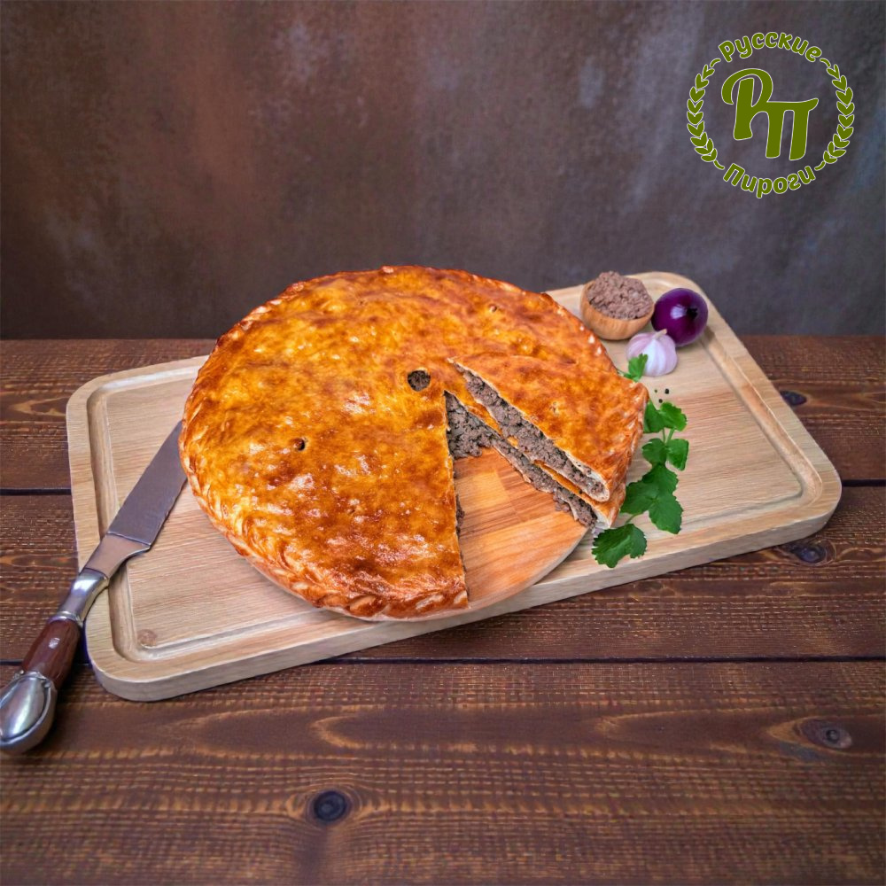 Пирог с мясом халяль