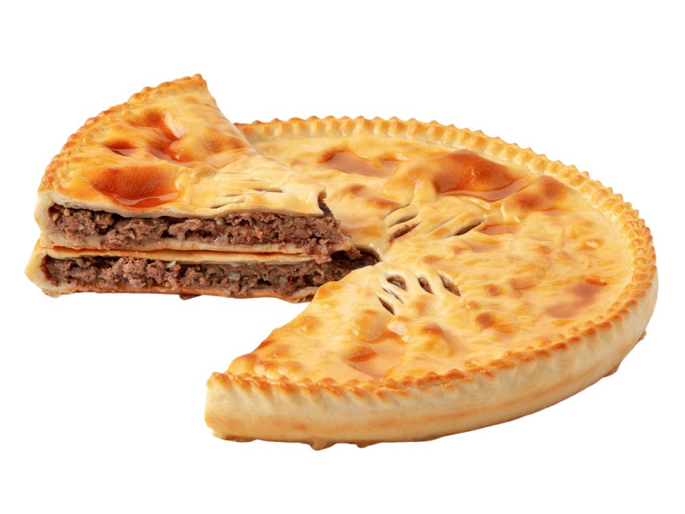 Пирог с мясом и грибами